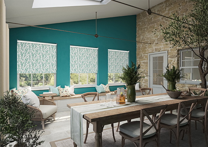 Willow Field, Peacock - Roller Blind - Image 7